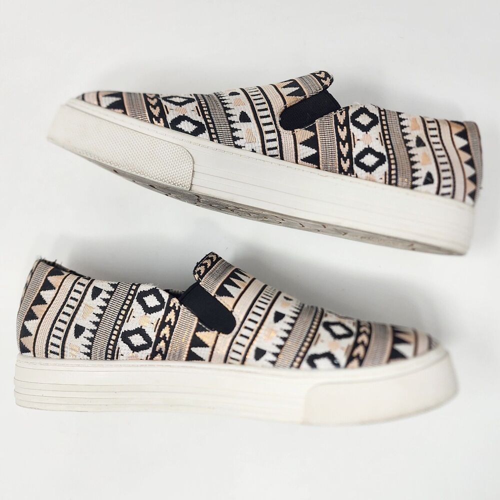 Ariat Sneakers Women 9.5 Unbridled Harlan Slip-On Southwestern Print Rose Gold - Picture 7 of 11